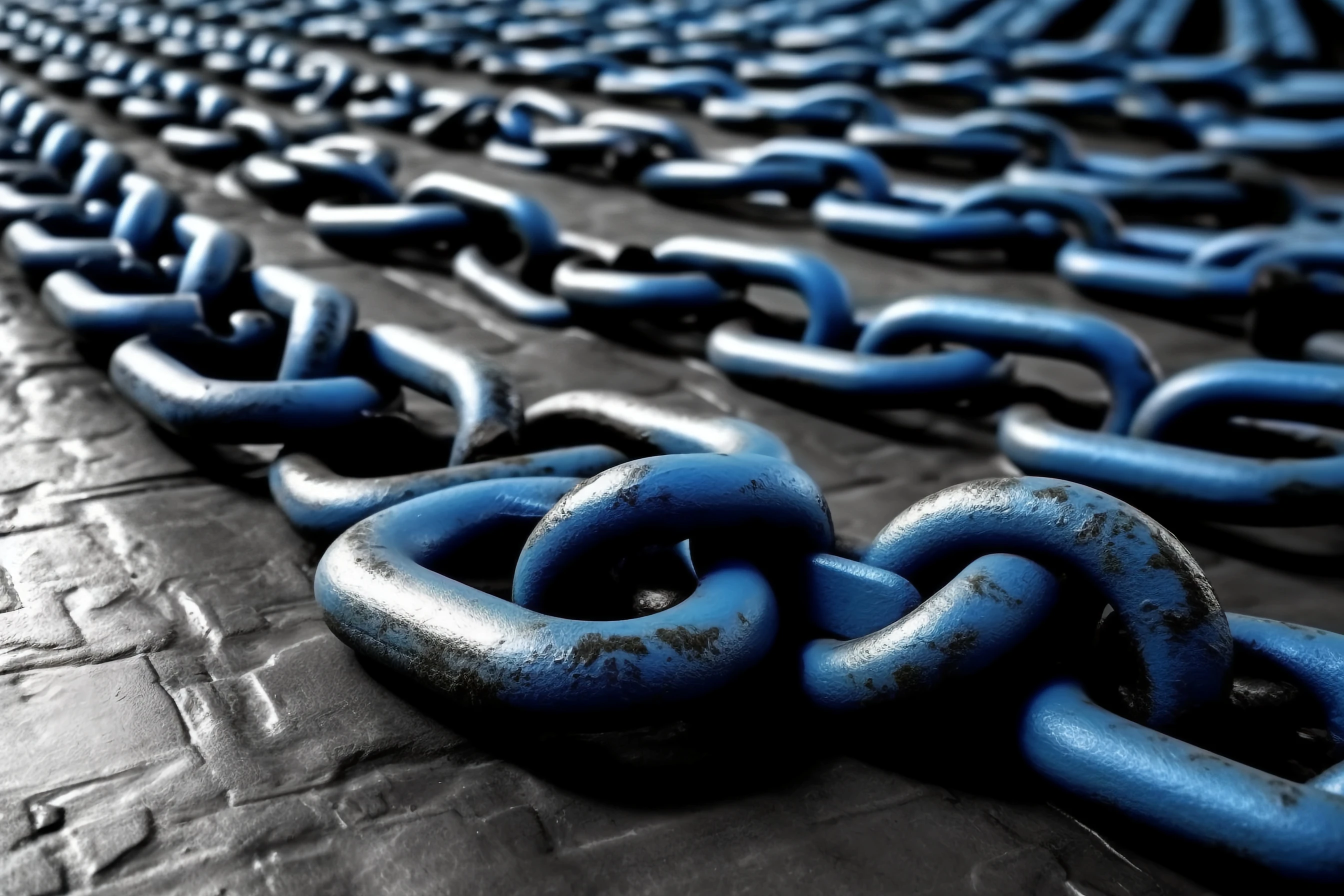 Marine anchor chain